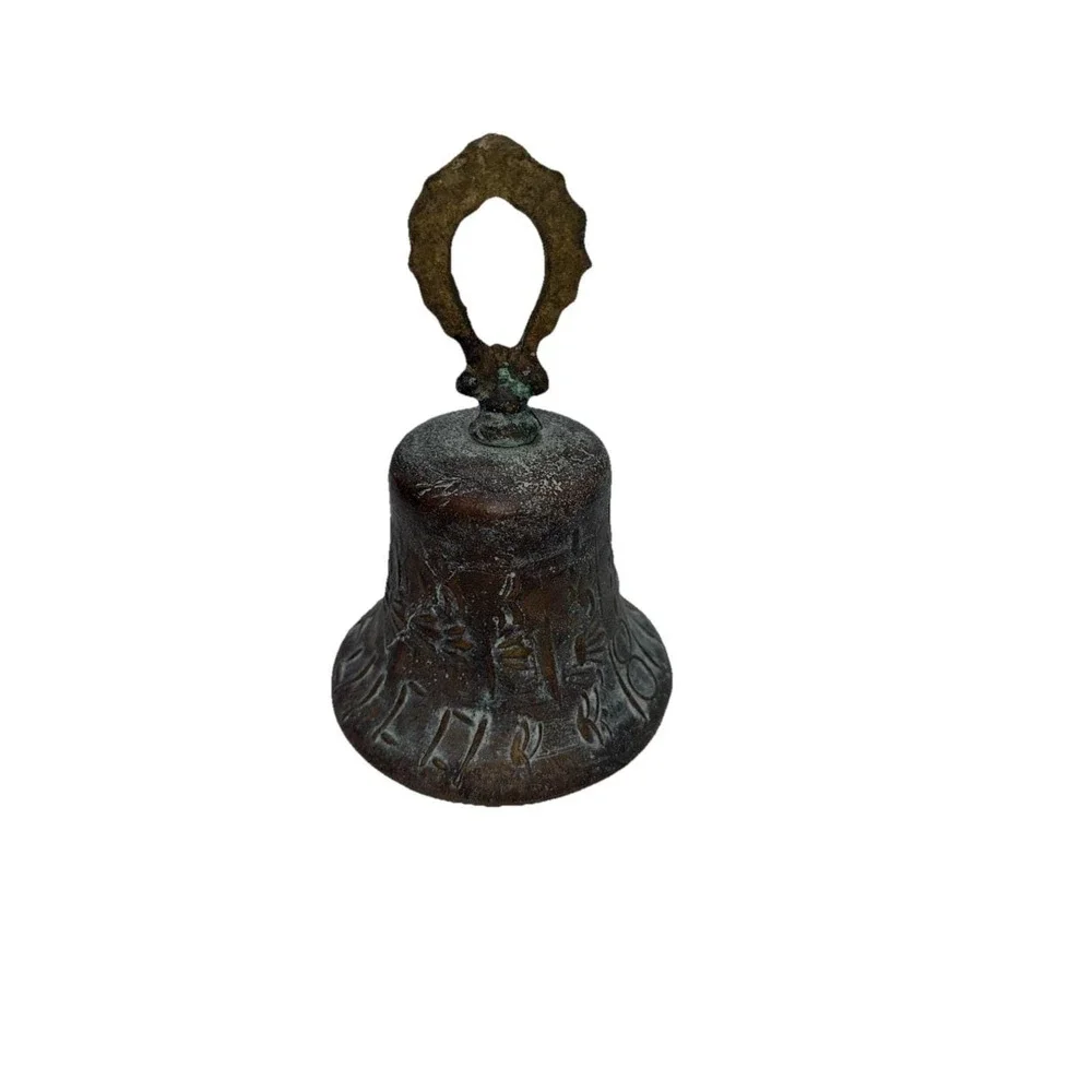 Antique Bronze Spanish Mexico‎ Brass Mission Heavy Church Single Bell 6